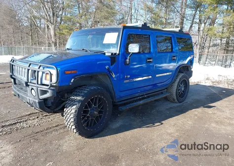 2004 Hummer H2 z USA, uszkodzony, nr VIN 5GRGN23U24H106093